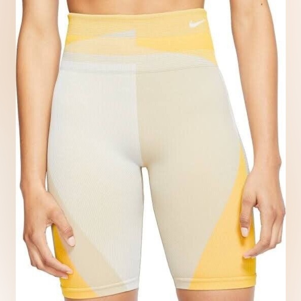 Yellow Nike shorts